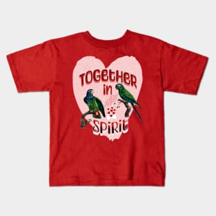 Together in Spirit a Long Distance Relationship Affair Kids T-Shirt